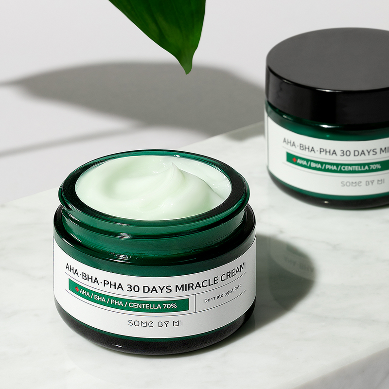 Korean AHA BHA PHA collection — exfoliating acid toners, pads and serums