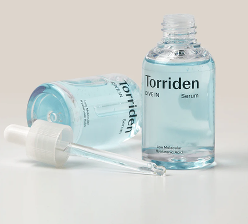 Torriden Korean skincare collection — DIVE IN hyaluronic acid and Cica