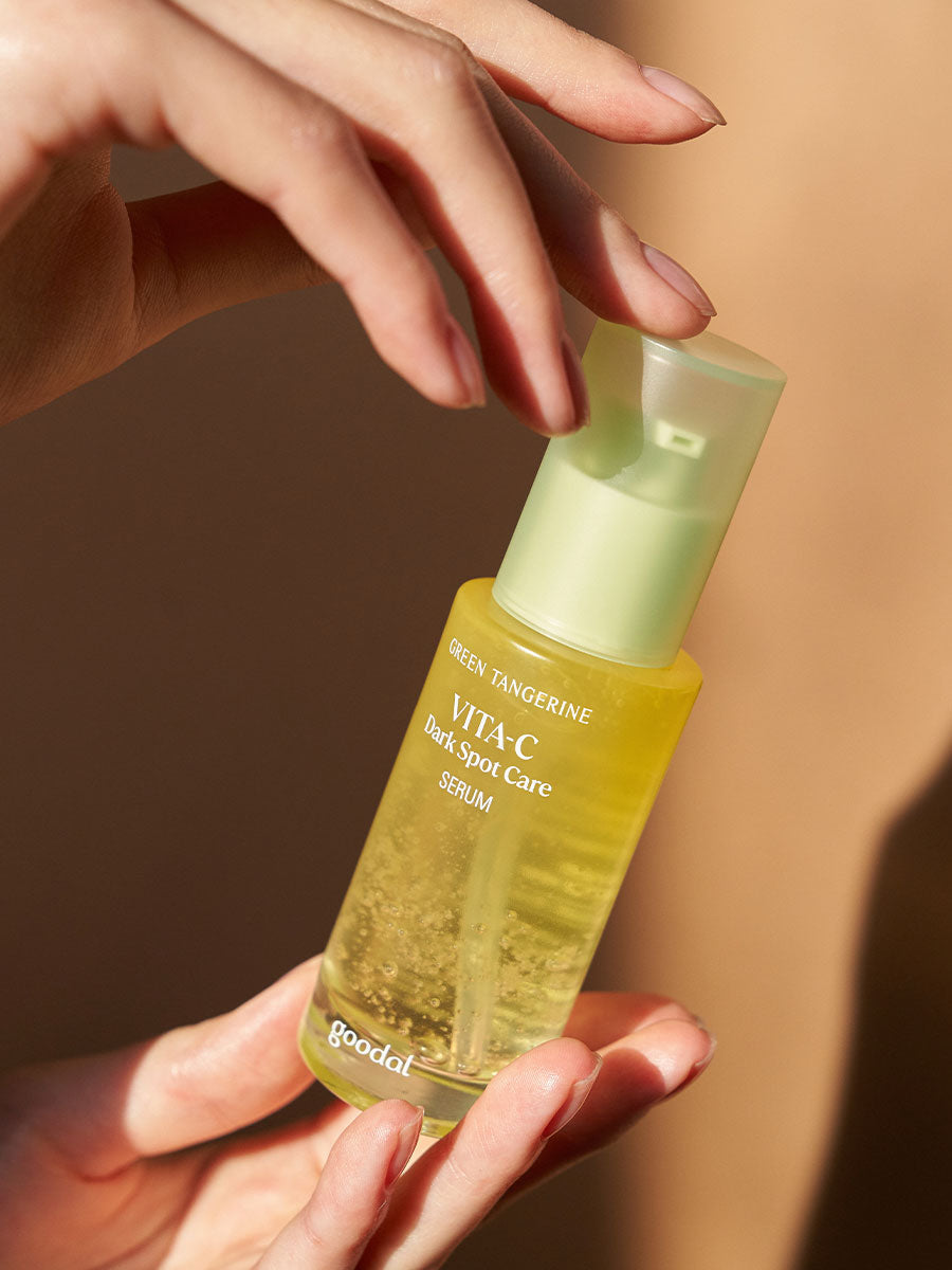 goodal Korean skincare collection — green tangerine vitamin C care
