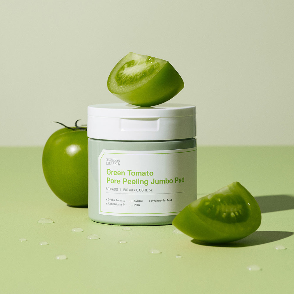 SUNGBOON EDITOR Korean skincare collection — green tomato pore care