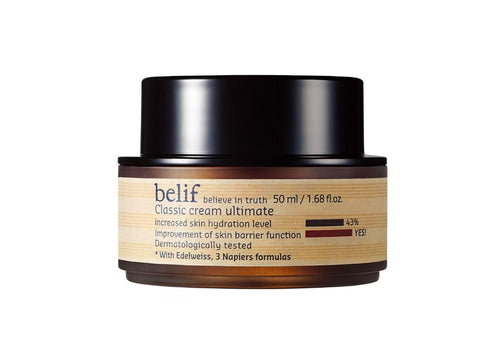 belif Classic Collagen Firming Cream 50ml - rich creamy texture that melts in