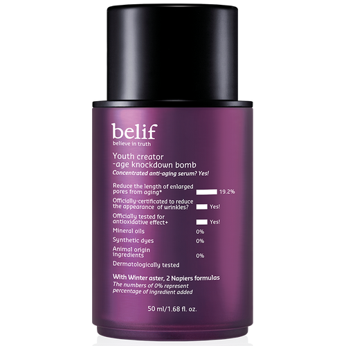 Belif Youth Creator Age Knockdown Bomb 50ml - side view
