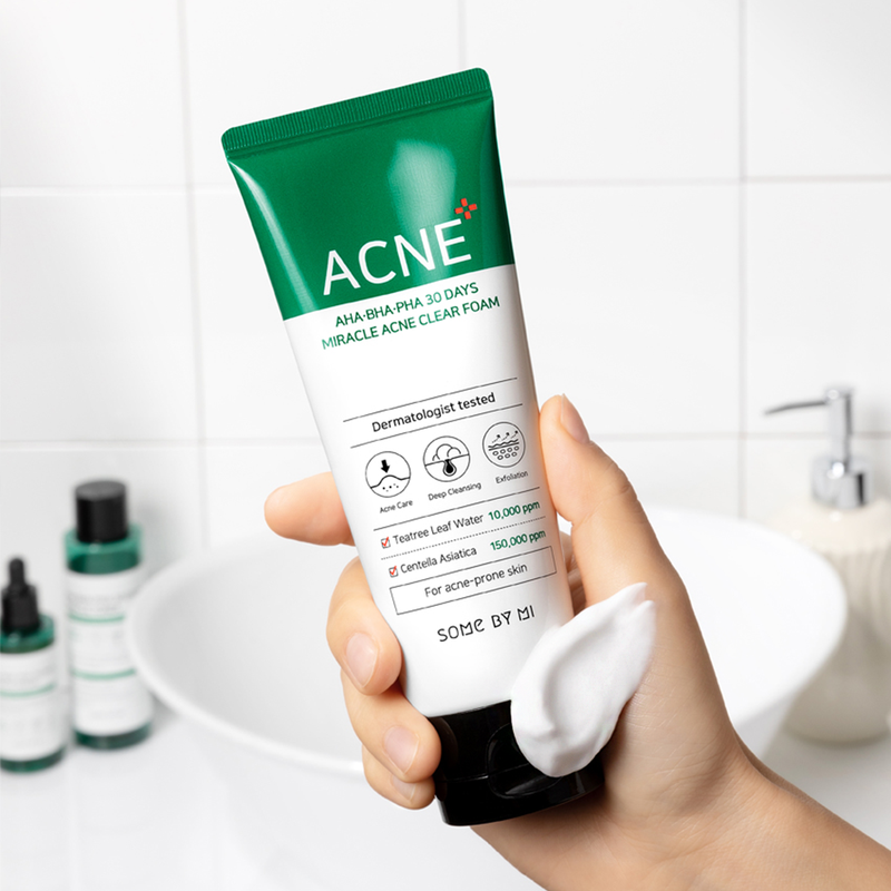 Some By MI AHA-BHA-PHA 30DAYS MIRACLE ACNE CLEAR FOAM 100ml