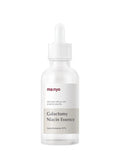 Manyo Galactomy Niacin Essence, product packaging and full-size bottle