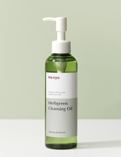 Manyo Herb Green Cleansing Oil, formula texture and skin finish