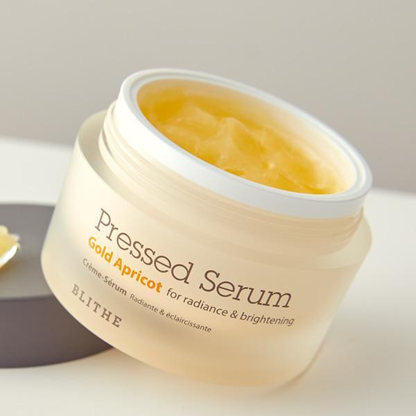 Blithe Pressed Serum Gold Apricot, hydrating skincare treatment