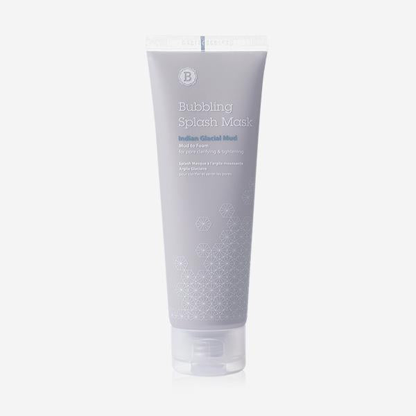 Blithe Bubbling Splash Mask Indian Glacial Mud, product packaging and bottle