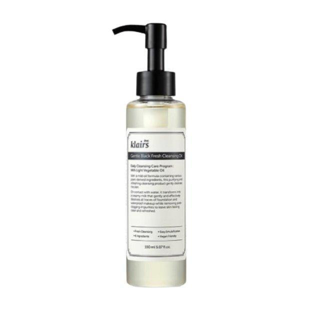 Dear Klairs Gentle Black Fresh Cleansing Oil 150ml