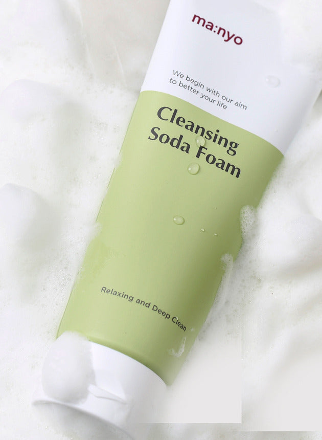 Manyo Deep Pore Cleansing Soda Foam, hydrating Korean skincare treatment