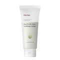 Manyo Real Fresh Aloe Soothing Lotion, product packaging and full-size bottle