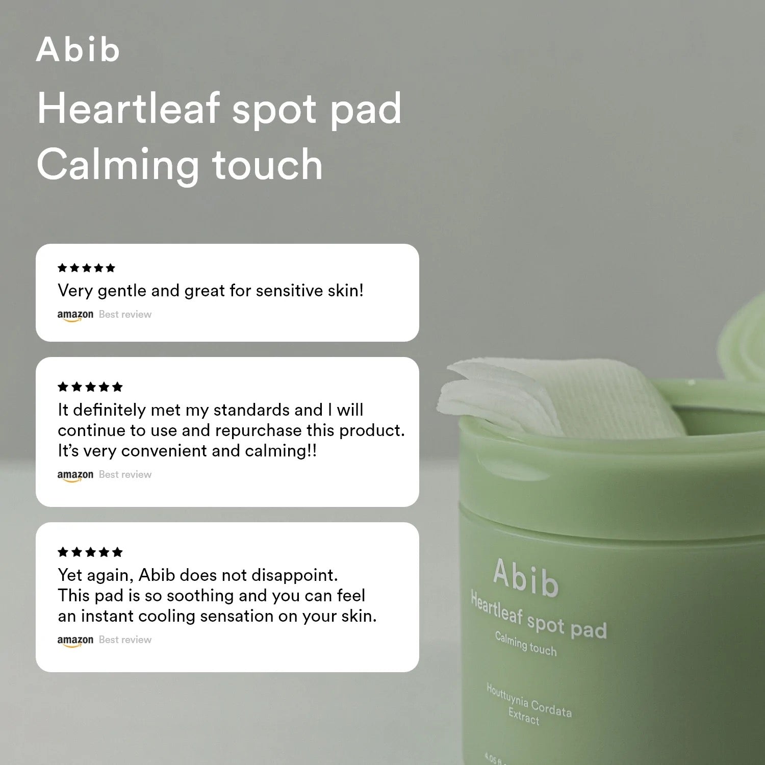 Abib Heartleaf spot pad Calming touch 150ml