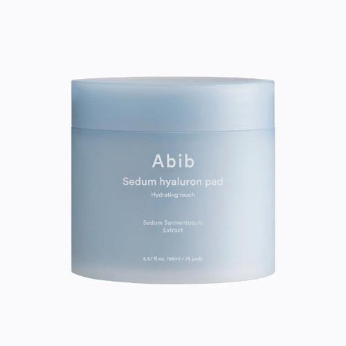 Abib Sedum Hyaluron Pad Hydrating Touch 165ml - hydrating toner pads with Jeju sedum