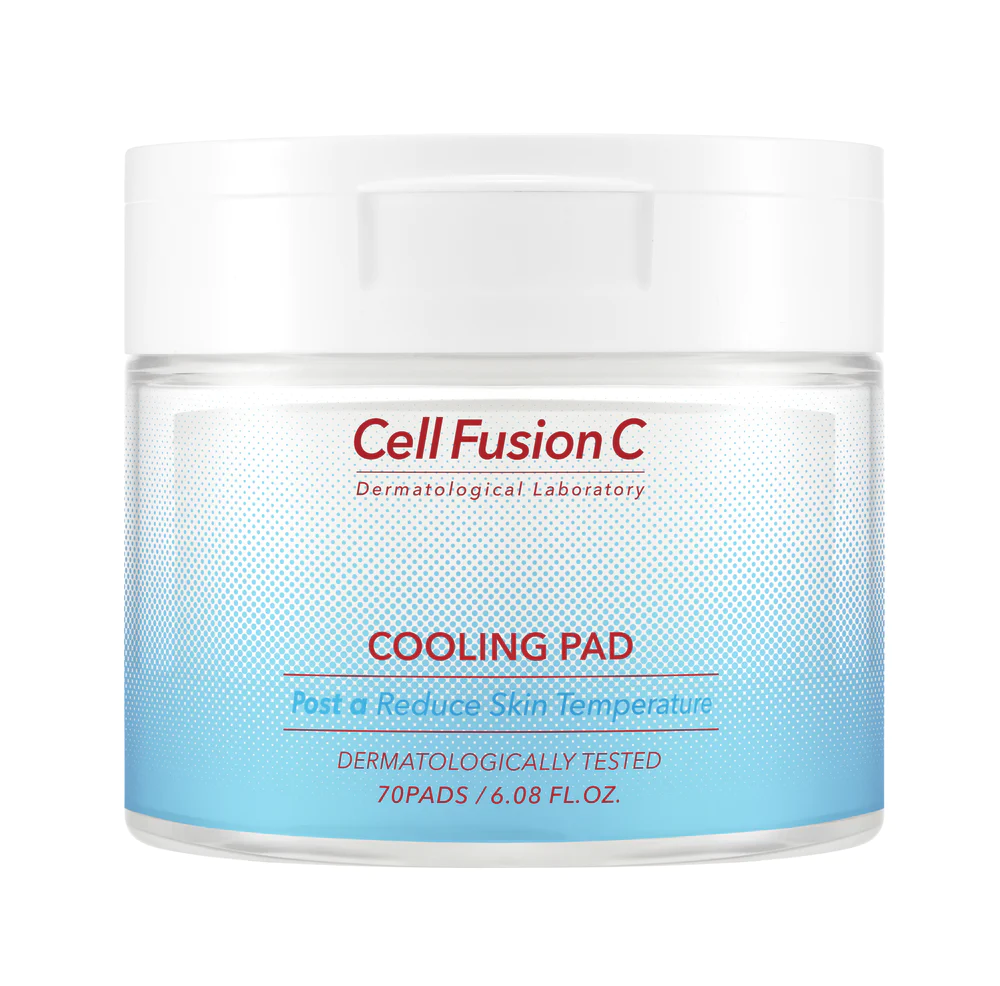 Cell Fusion C Post Alpha Cooling Pad - 70 Pads, hero ingredients and benefits