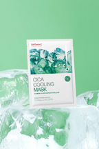 Cell Fusion C Cica Cooling Mask - 5 sheets, application and routine step