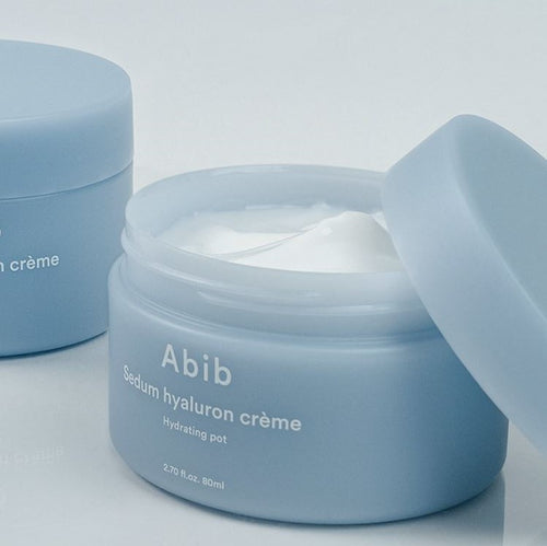 Abib Sedum Hyaluron Crème Hydrating Pot 80ml - 24-hour moisture lasting test completed