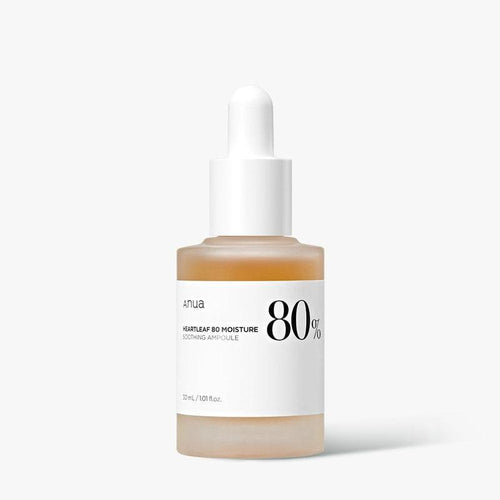 Anua Heartleaf 80% Moisture Soothing Ampoule 30ml - 80% Korean heartleaf extract