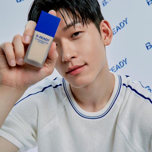 B.READY Blue Foundation 35ml in Ryan - covers pores, blemishes and blackheads