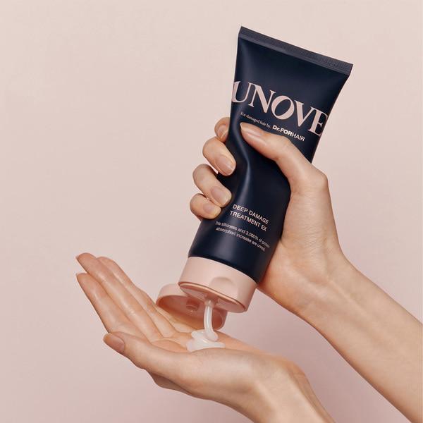 UNOVE Deep Damage Treatment EX 207ml - application