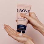UNOVE Heating Guard No-Wash Hair Treatment 147ml - application