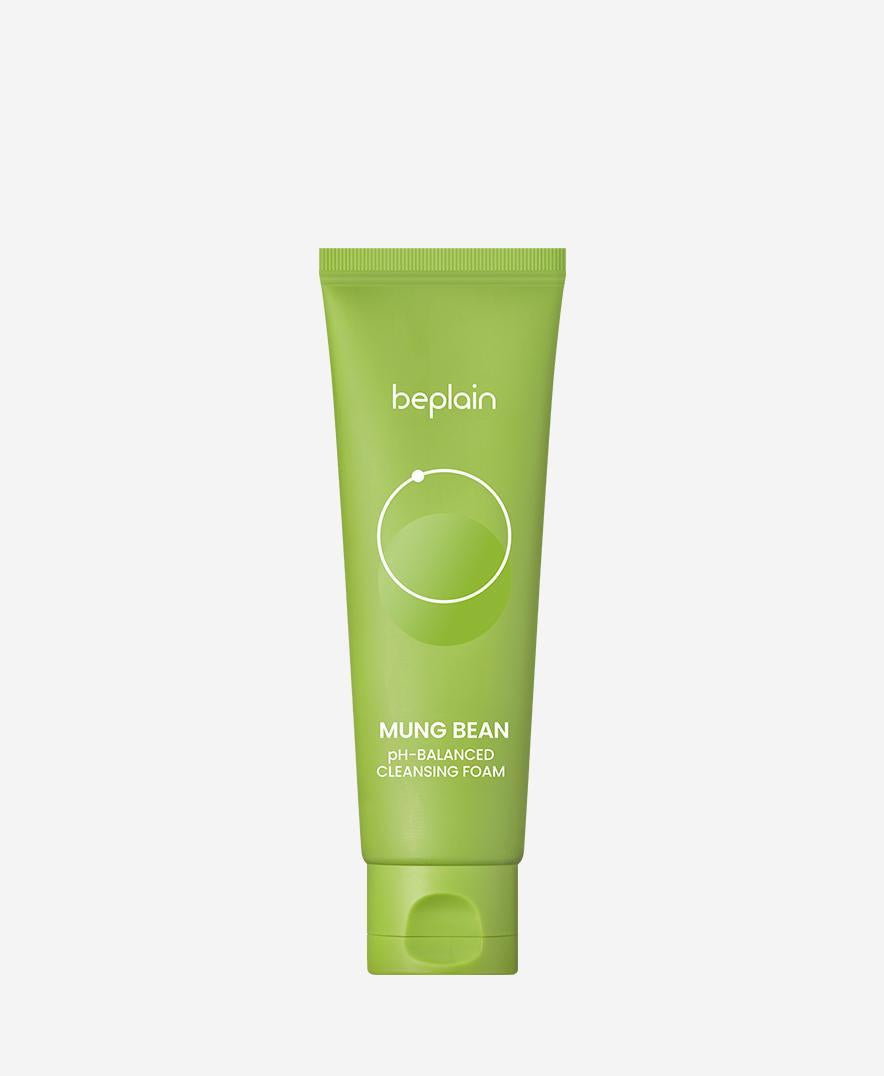 Beplain Mung Bean pH-Balanced Cleansing Foam 80ml - foam texture