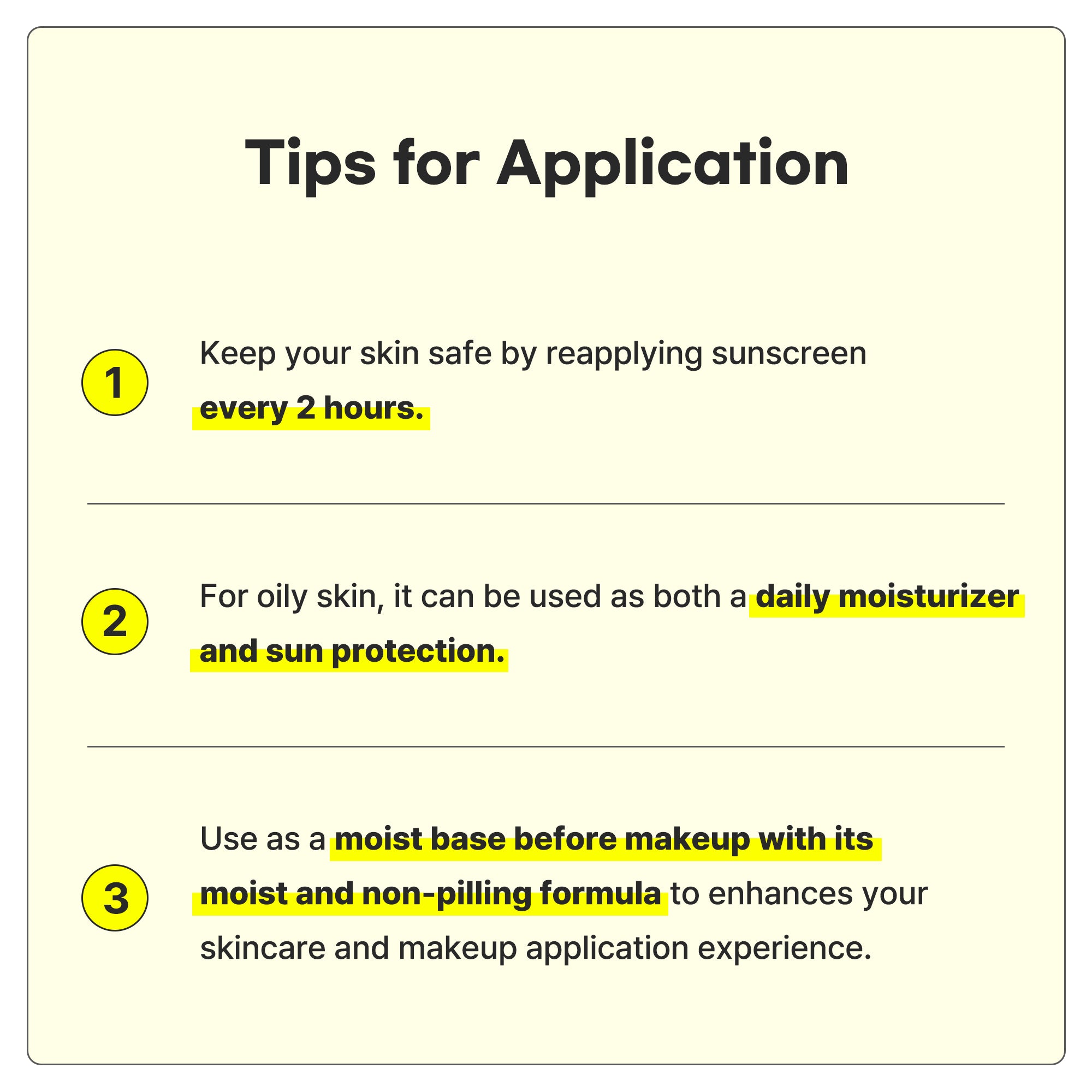 TIAM B3 Niacin Sunscreen 50ml