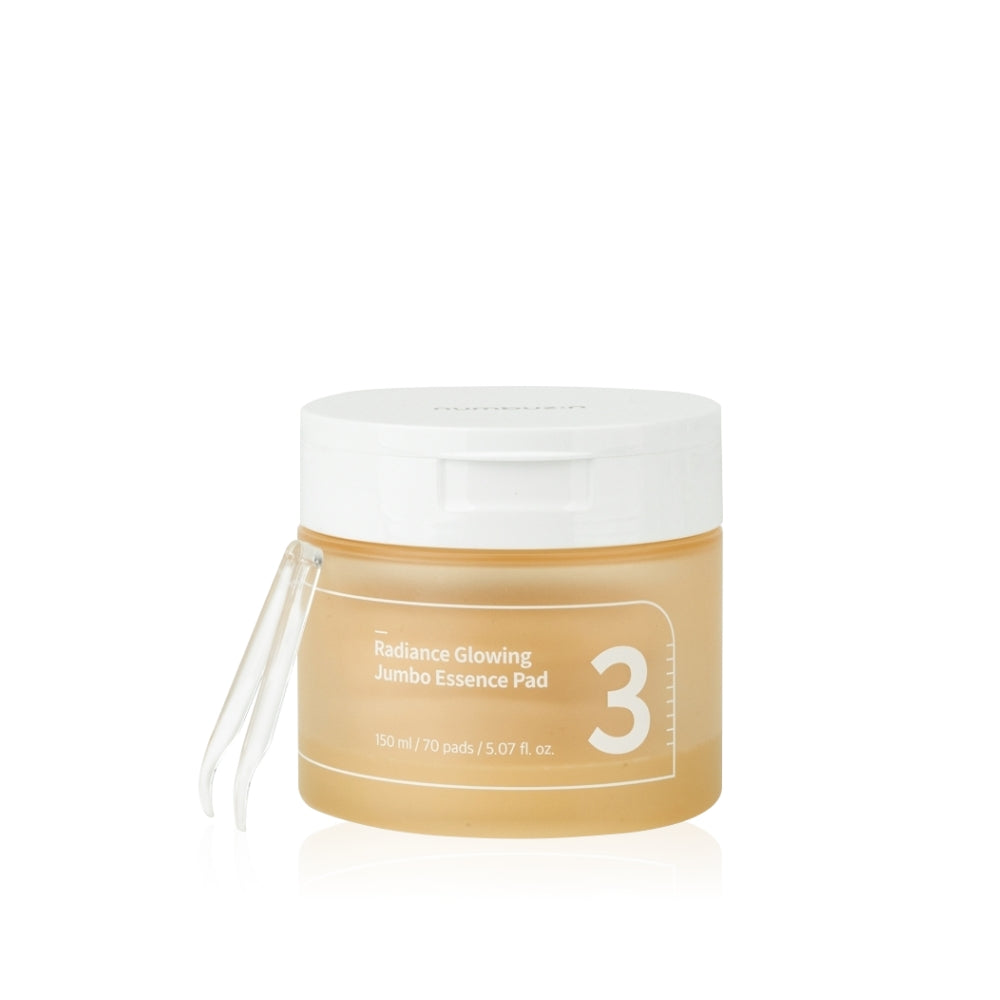 Numbuzin No.3 Radiance Glowing Jumbo Essence Pad 150ml