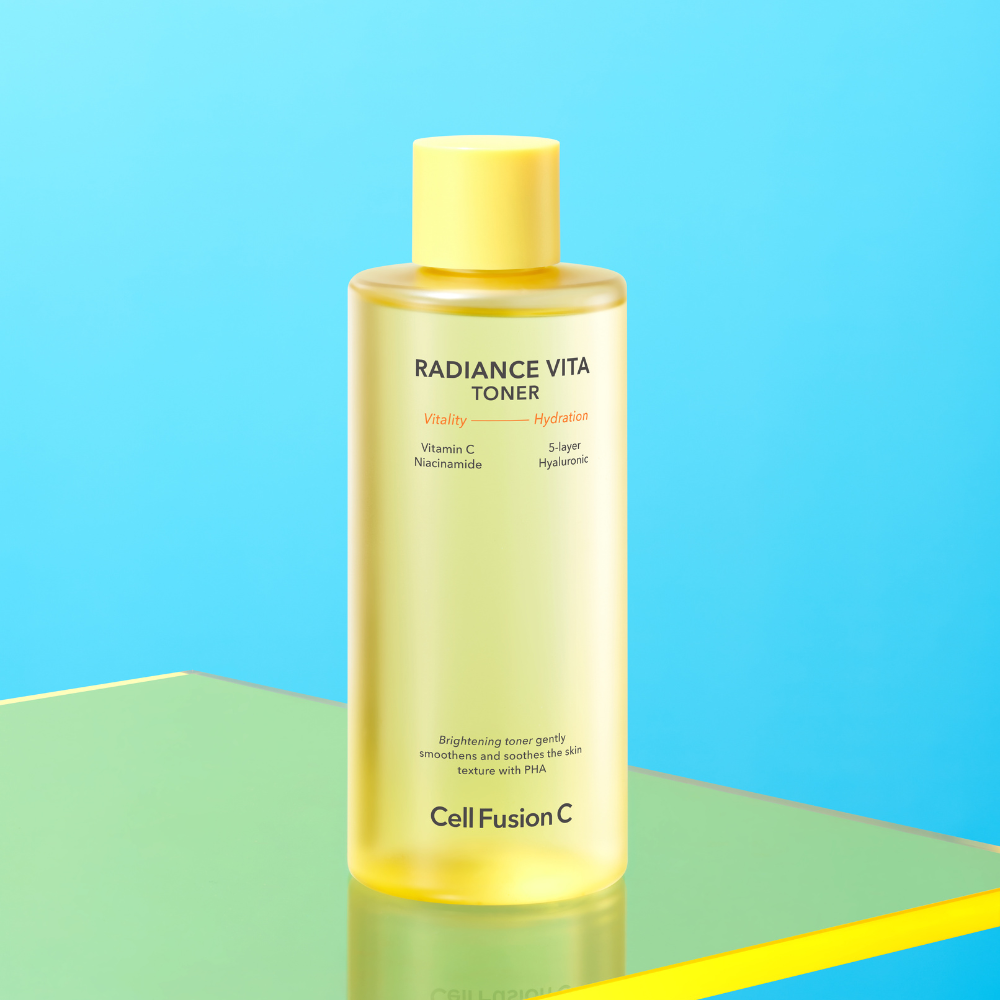 Cell Fusion C Radiance Vita Toner 300ml, application and routine step