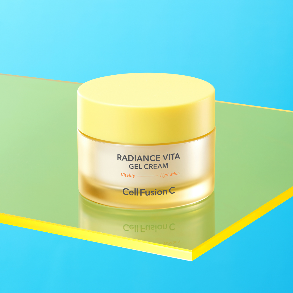 Cell Fusion C  Radiance Vita Gel Cream 55ml, formula texture and finish