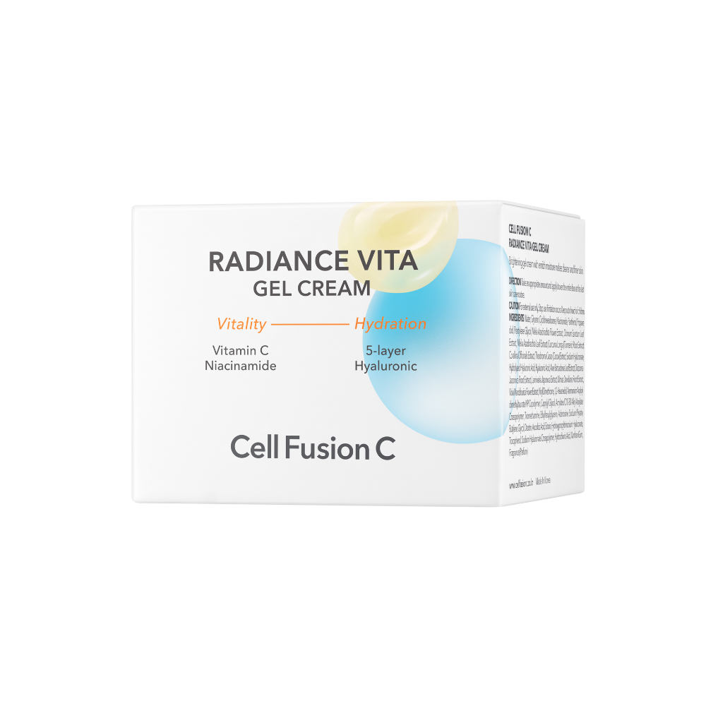Cell Fusion C  Radiance Vita Gel Cream 55ml, skin concern and formula features
