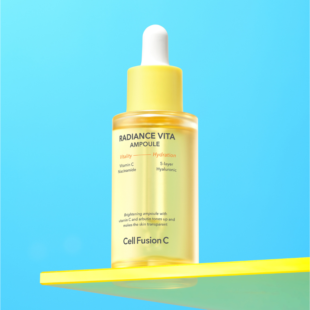 Cell Fusion C Radiance Vita Ampoule 30ml, application and routine step
