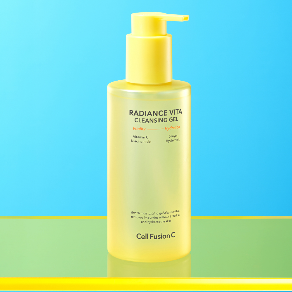Cell Fusion C Radiance Vita Cleansing Gel 200ml, application and routine step