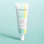 Cell Fusion C Clear Tone-Up Sun Base SPF 50+/ PA++++ 40ml, application and routine step
