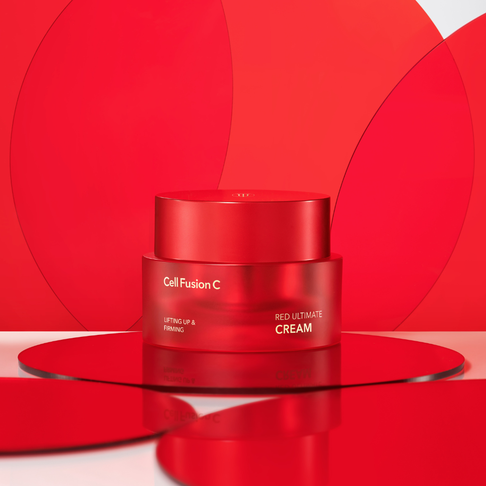 Cell Fusion C Red Ultimate Cream 50ml, application and routine step