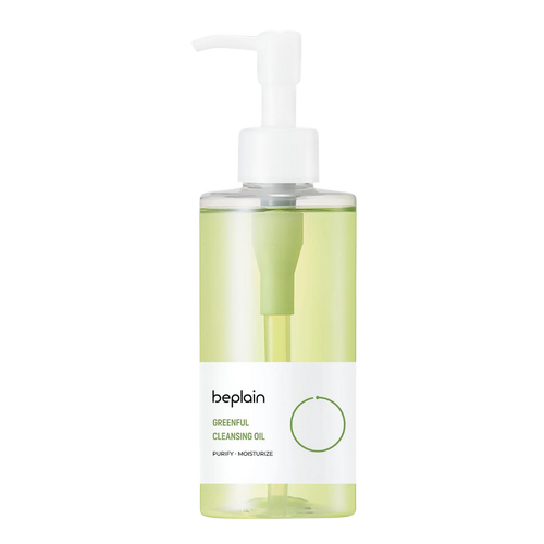 Beplain Mung Bean Cleansing Oil 200ml - side view