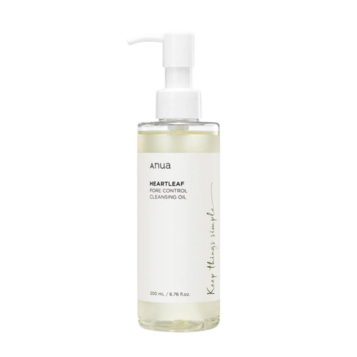 Anua Heartleaf Pore Control Cleansing Oil 200ml - removes makeup, sunscreen and sebum