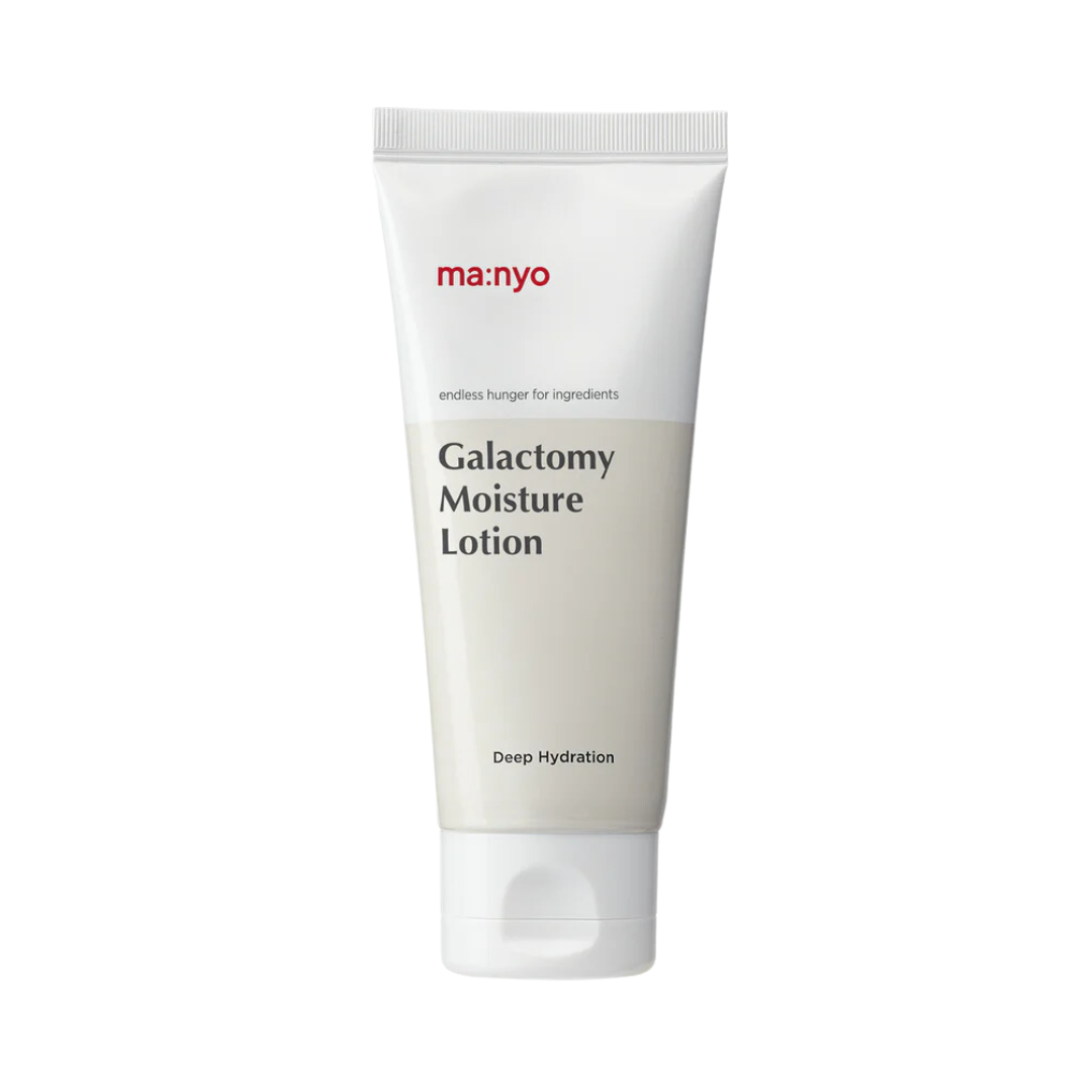 Manyo Galactomy Moisture Lotion, formula texture and skin finish