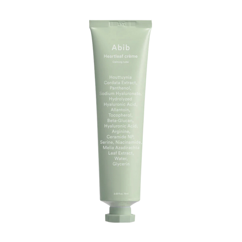 Abib Heartleaf Crème Calming Tube 75ml - six-fold hyaluronic acid for lasting moisture