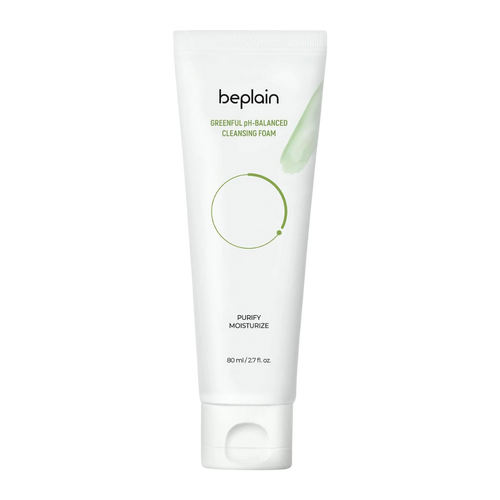 Beplain Mung Bean pH-Balanced Cleansing Foam 80ml - front