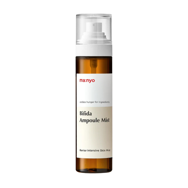 Manyo Bifida Ampoule Mist, product packaging and full-size bottle