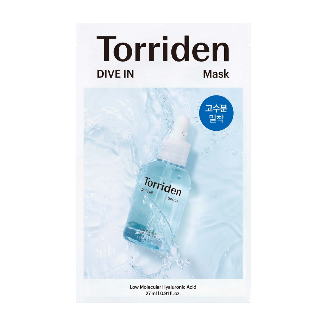 Torriden DIVE IN Low Molecular Hyaluronic Acid Mask x 10
