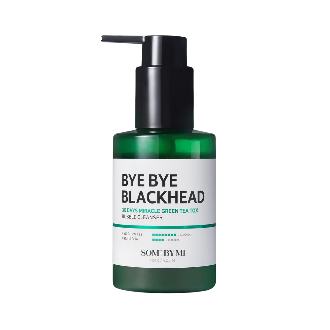 Some By MI BYE BYE BLACKHEAD 30 DAYS MIRACLE GREEN TEA TOX BUBBLE CLEANSER 120g