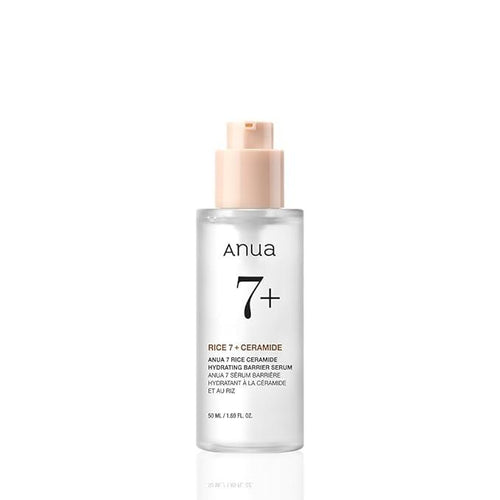 Anua 7 Rice Ceramide Hydrating Barrier Serum 50ml - rice and ceramides support the skin barrier