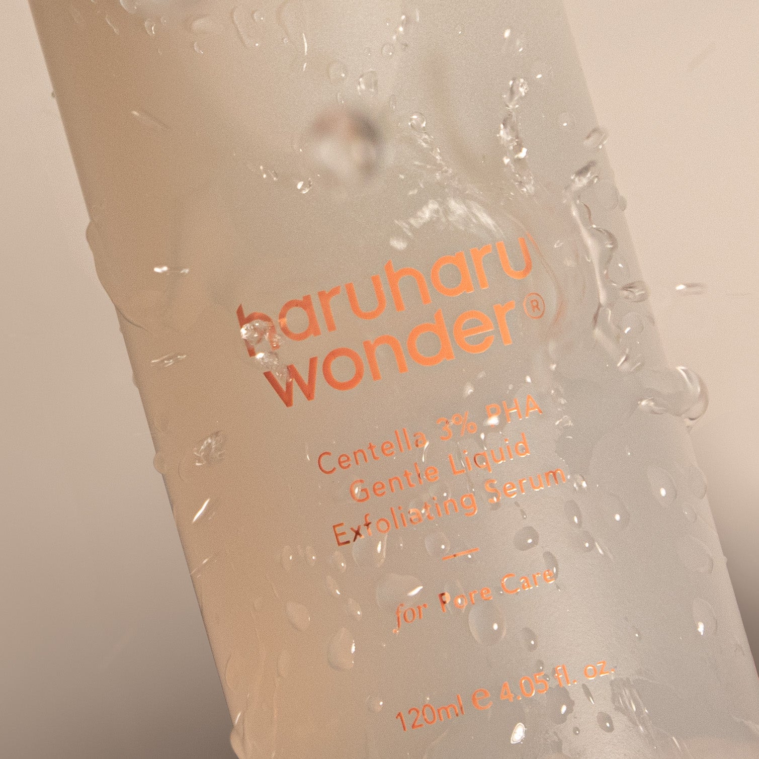 Haruharu Wonder Centella 3% PHA Gentle Liquid Exfoliating Serum 120ml - side view