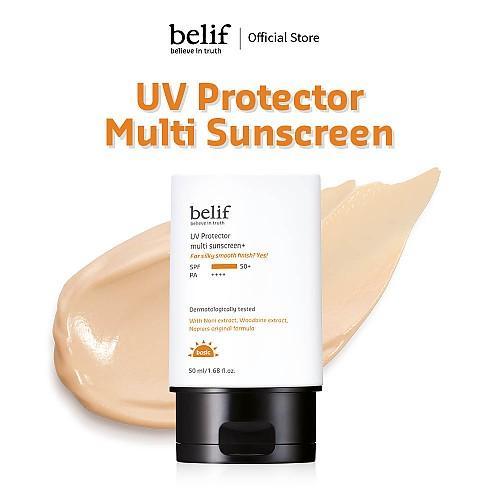 belif UV Protector Multi Sunscreen+ 50ml - lightweight non-greasy tint