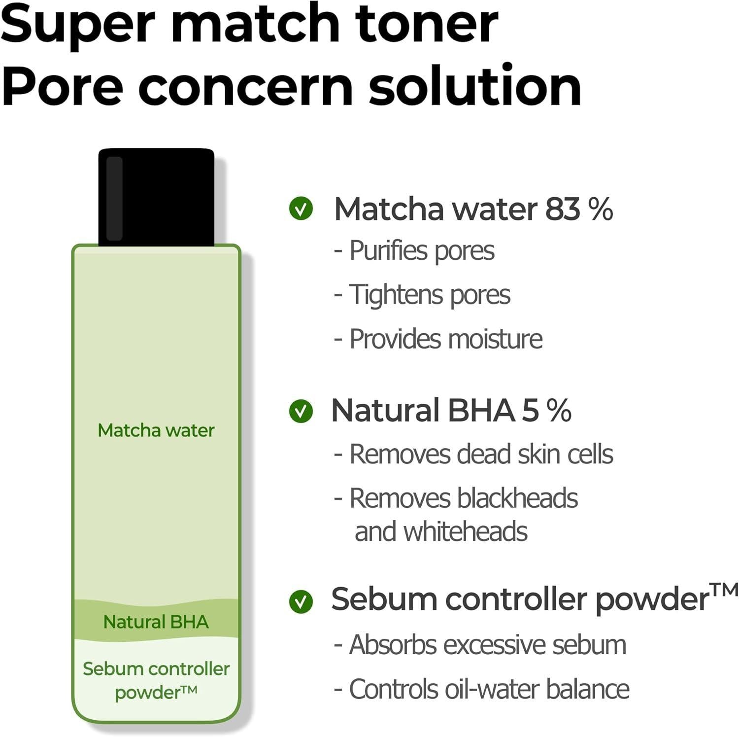 Some By MI SUPER MATCHA PORE TIGHTENING TONER 150ml