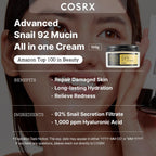 COSRX Advanced Snail 92 All in One Cream 100ml