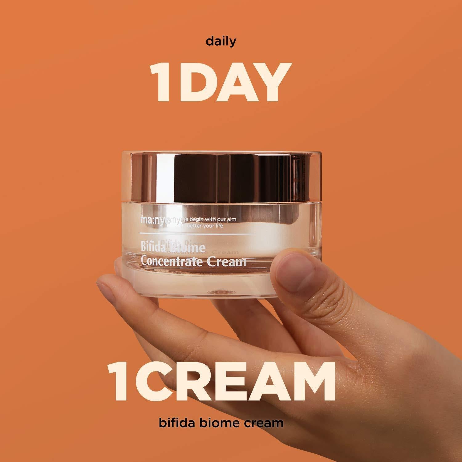 Manyo Bifida Biome Concentrate Cream, hydrating Korean skincare treatment