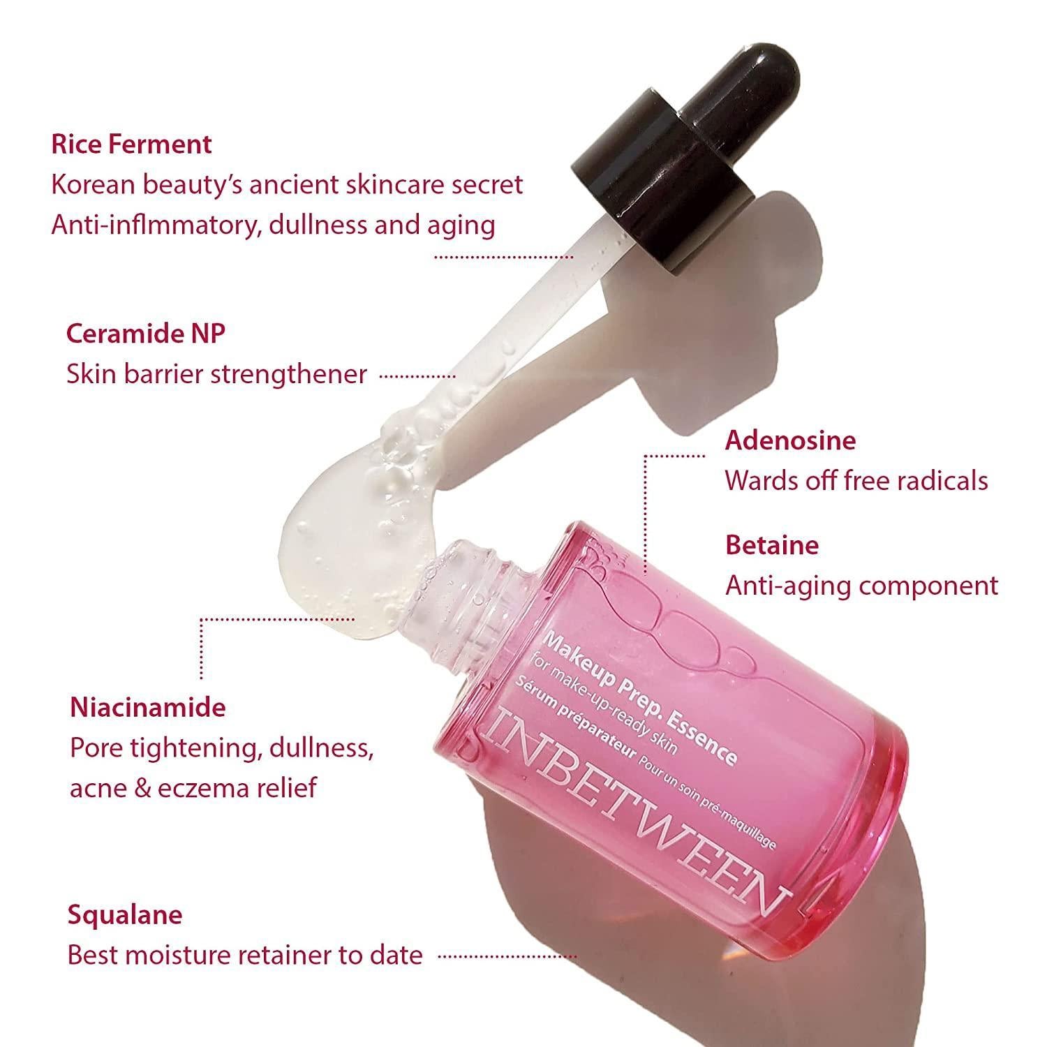 Blithe Inbetween Makeup Prep Essence, formula for targeted skin concerns