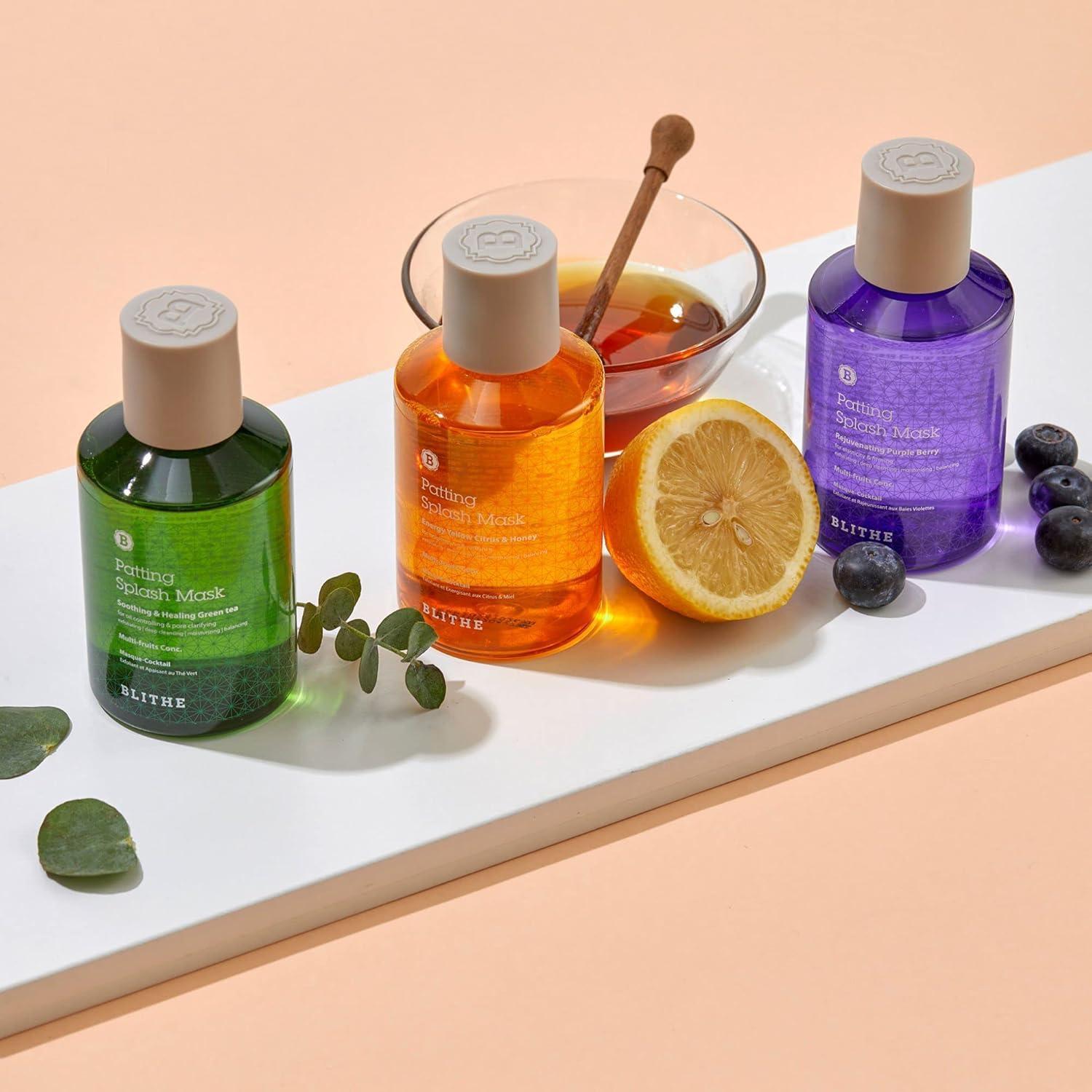 Blithe Patting Splash Mask Green Tea, key benefits overview