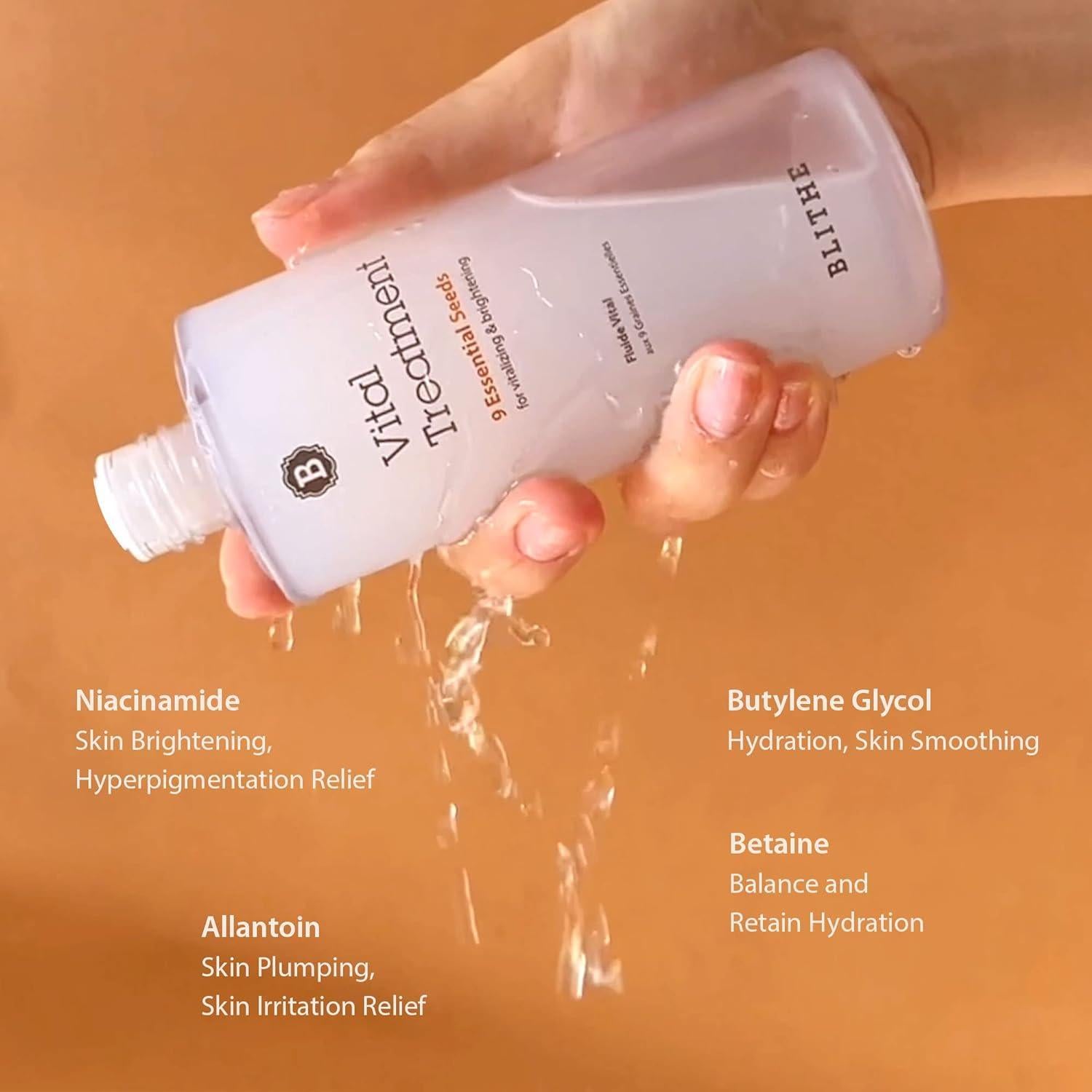 Blithe Vital Treatment 9 Essential Seeds essence, application and routine step